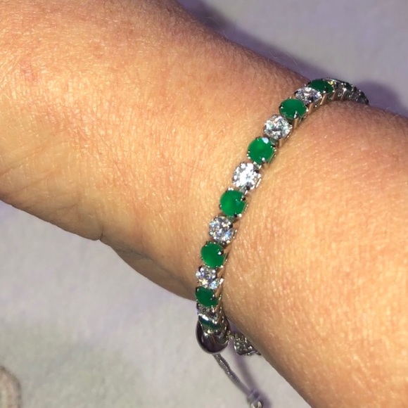 🍃Emerald Topaz Bracelet🍃 - Picture 5 of 8